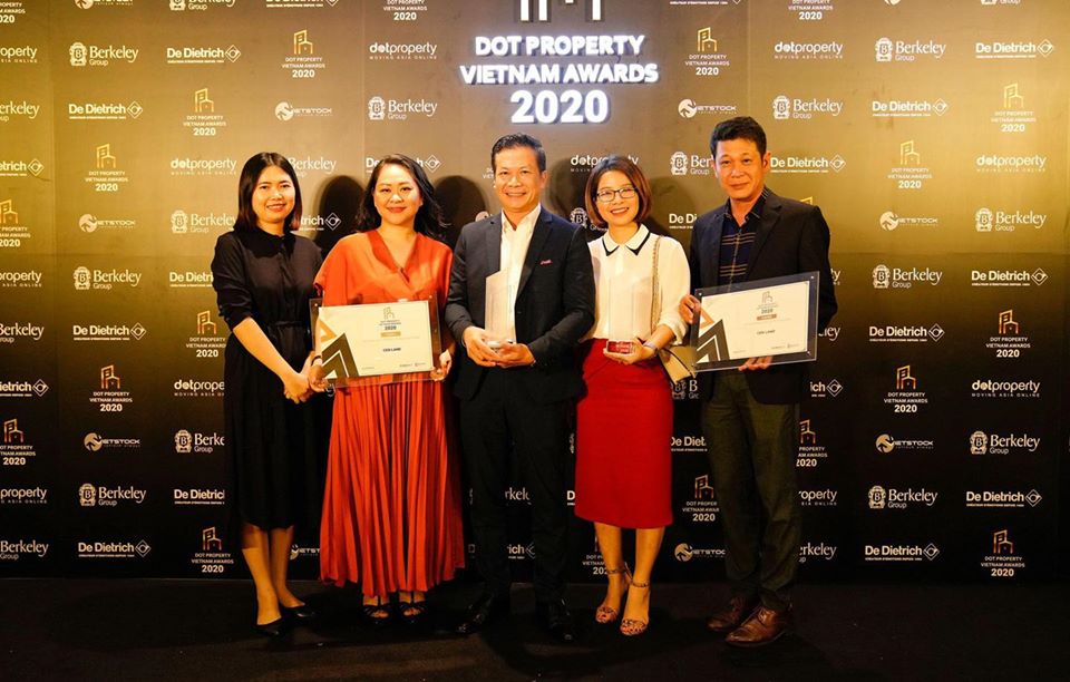 Cen Land với cú đúp giải thưởng danh giá tại Dot Property Vietnam Awards