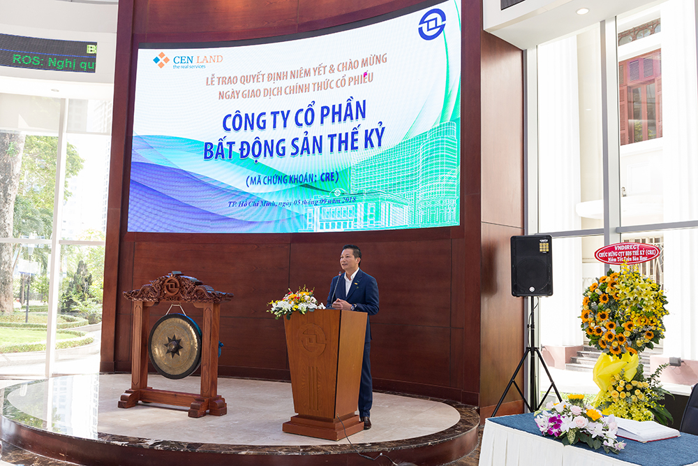 50 triệu cổ phiếu CRE của CENLAND chính thức chào sàn Hose 50 triệu cổ phiếu CRE của CENLAND chính thức chào sàn Hose