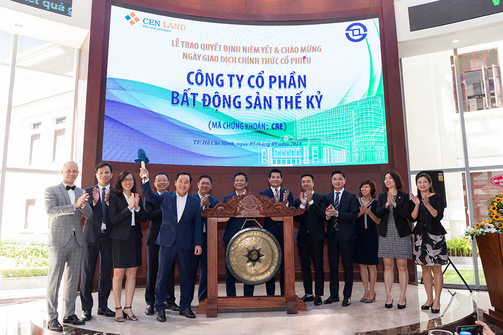 50 triệu cổ phiếu CRE của CENLAND chính thức chào sàn Hose 50 triệu cổ phiếu CRE của CENLAND chính thức chào sàn Hose