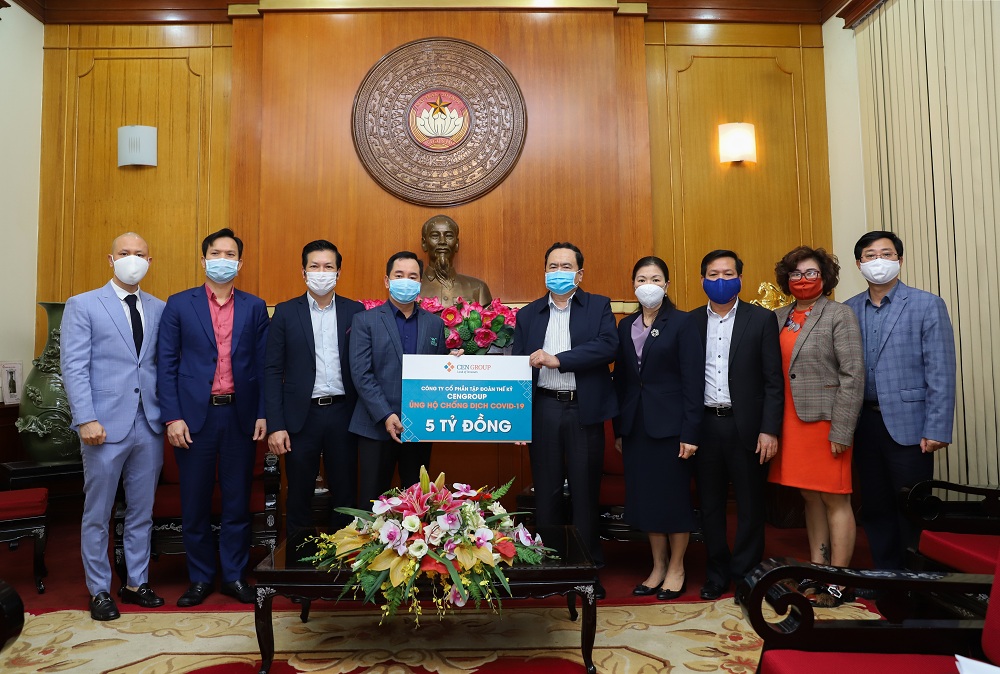 Cen Group dành 10 tỷ đồng chung tay chống dịch Covid-19
