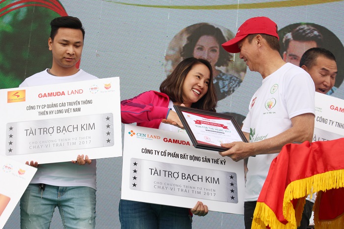 Cen Land – Nhà tài trợ Bạch kim Ngày hội từ thiện Gamuda “Chạy vì trái tim 2017”