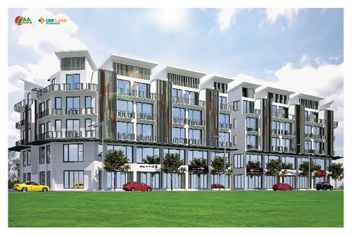 Khai sơn Town mang đến thị trường 210 căn nhà phố thương mại