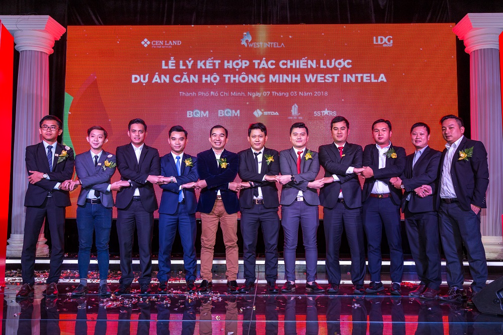    Lễ ký kết hợp tác chiến lược giữa CENLAND và 5 đơn vị liên kết phân phối dự án West Intela