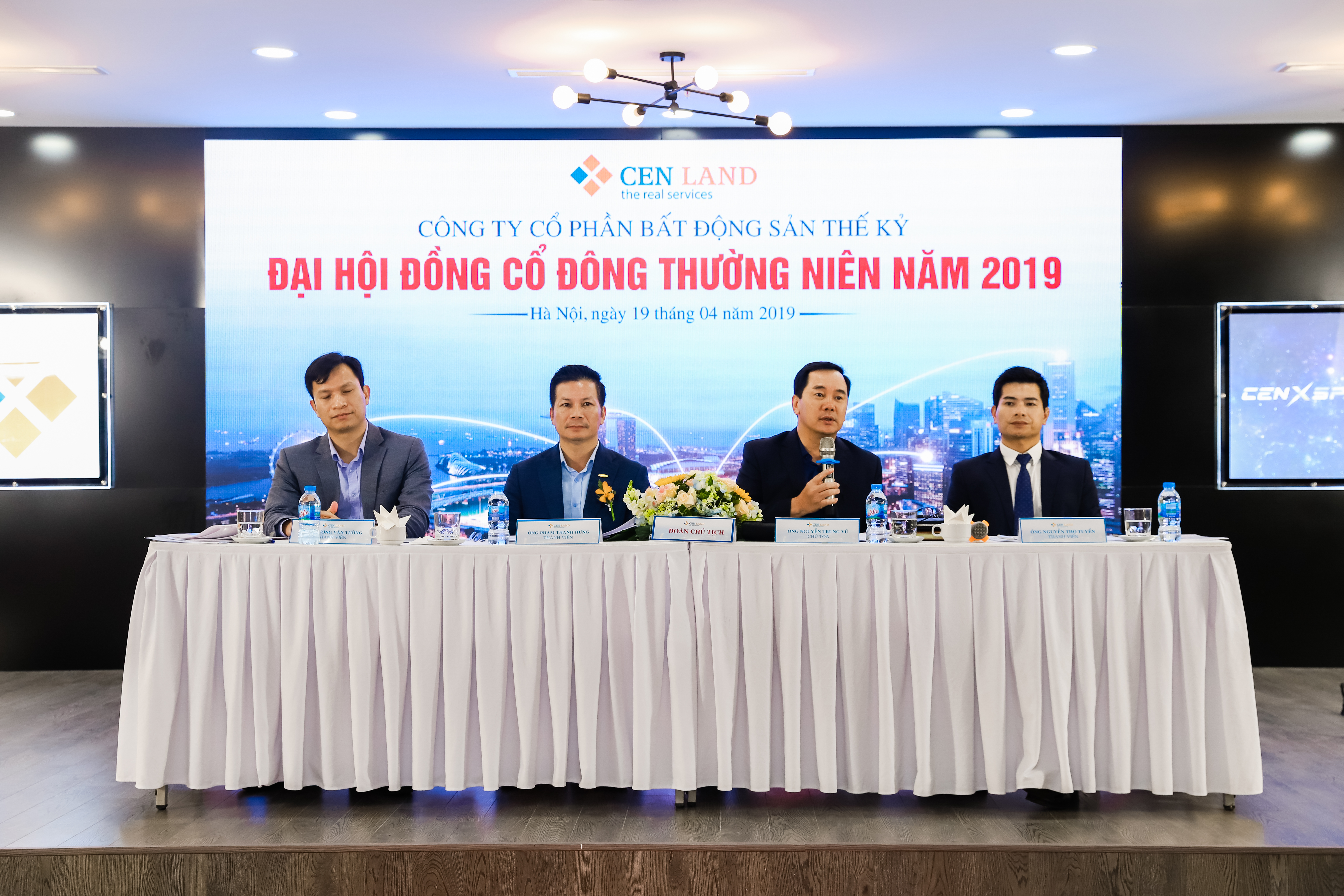 Tường thuật ĐHCĐ Cen Land: Dự kiến tăng vốn điều lệ gấp đôi lên 1.600 tỷ, đặt mục tiêu trên 2.560 tỷ đồng doanh thu 2019