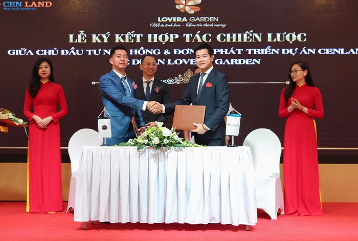 Chủ đầu tư Nam Hồng & Cen Land bắt tay hợp tác phát triển dự án Lovera Garden