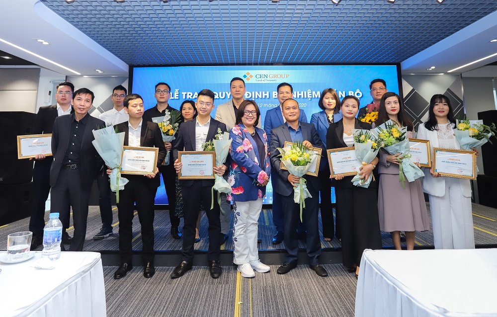 12 nhân sự Cen Group nhận quyết định bổ nhiệm tháng 1 & 2/2020