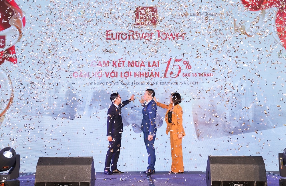 Euro River Tower: Ưu đãi sốc, cơn lốc quà tặng