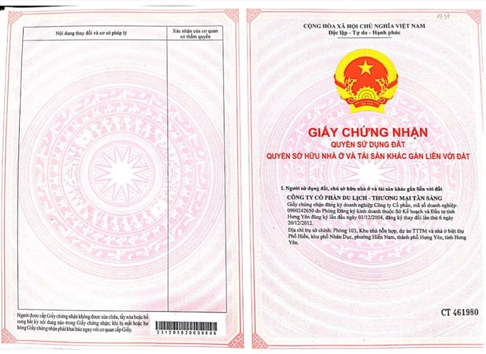 Sổ đỏ hoàn thiện - Phố Nối House trở thành tâm điểm đầu tư tại Hưng Yên