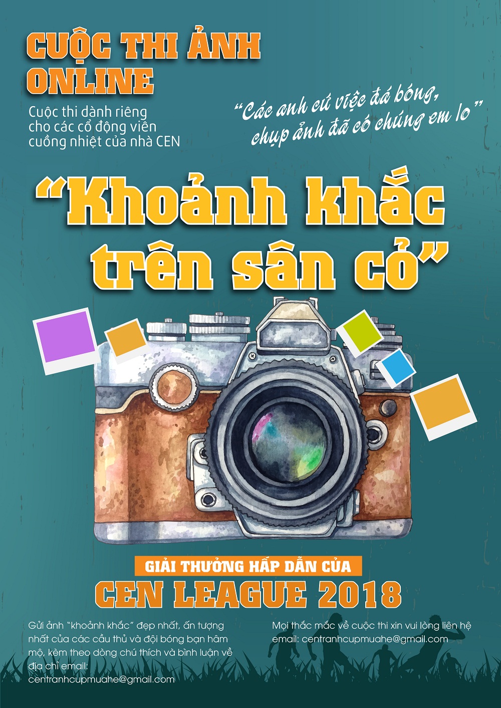 Cuộc thi ảnh: Khoảnh khắc trên sân cỏ - "Các anh chỉ việc đá bóng, chụp ảnh đã có chúng em lo"!