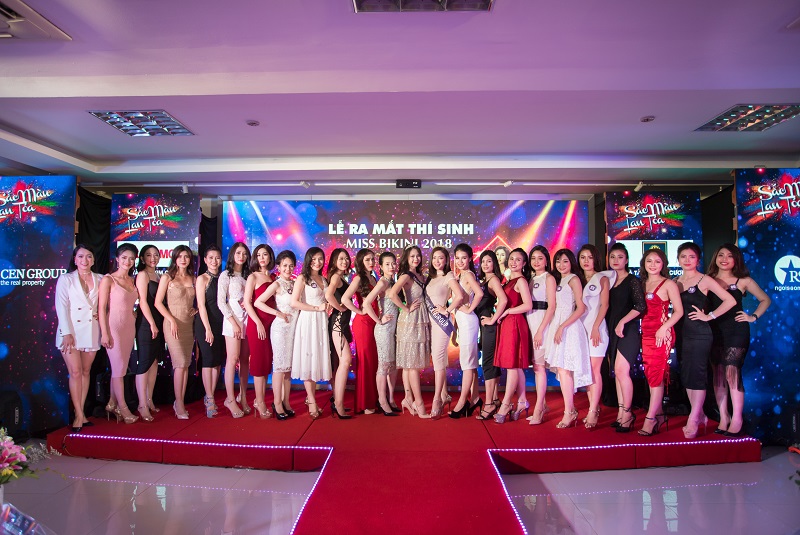 Ngày 08/06 các thí sinh Miss Bikini CEN GROUP 2018 đã chính thức ra mắt