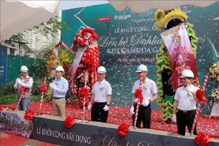 Chính thức khởi công dự án liền kề Dahlia Homes – KĐT Gamuda Gardens